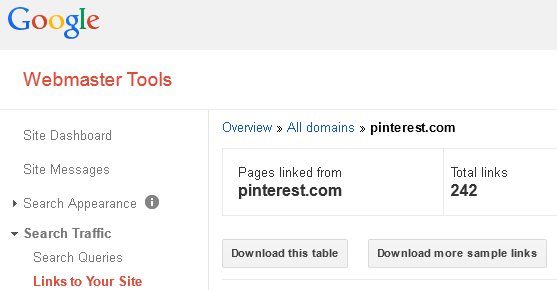 google-webmaster-tools-pinterest-links