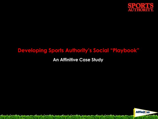 Developing Sports Authority's Socia...