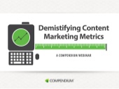 Demystifying Content Marketing Metrics